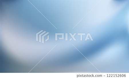 Soft holographic gradient background. Blue elegant curves 122152606