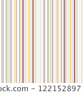 Bright seamless pattern with vertical stripes in pastel colours. Perfect for creating backgrounds, textures, designs for clothing and interiors. 122152897