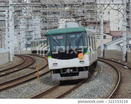 京阪電鐵 門真市站 京阪電鐵 6000 系列 6061 編組 京阪電鐵 門真市站 京阪電鐵 6000 系列 6061 編組 122153216