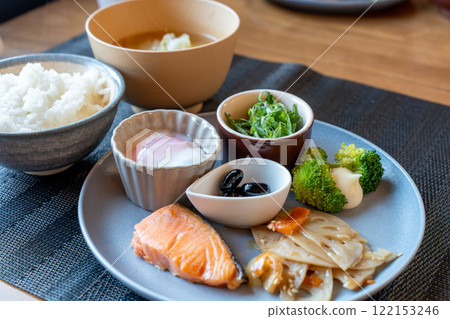 Colorful one-plate side dishes 122153246