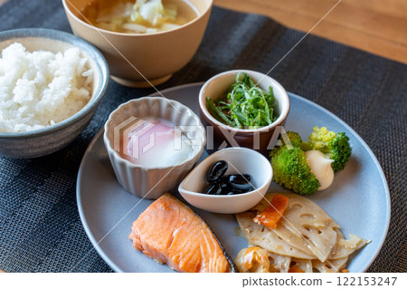 色彩繽紛的一盤配菜 122153247