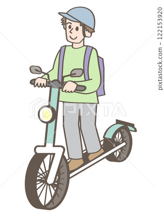 騎電動滑板車的人 122153920