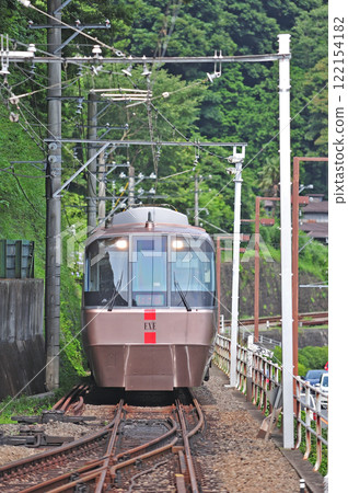 Hakone Tozan Railway Hakone Yumoto Odakyu 30000 series Hakone EXE Hakone Tozan Railway Hakone Yumoto Odakyu 30000 series Hakone EXE 122154182