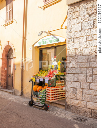 Republic of San Marino. ancient fortress on the mountain Republic of San Marino. ancient fortress on the mountain 122154317