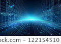 Futuristic blue background image 122154510