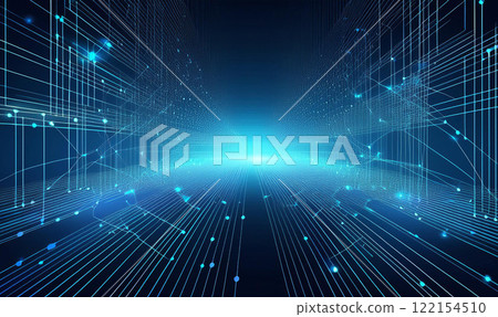 Futuristic blue background image 122154510