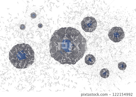 Image of plasma cells producing antibodies Image of plasma cells producing antibodies 122154992