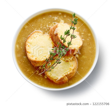 bowl of french onion soup bowl of french onion soup 122155706