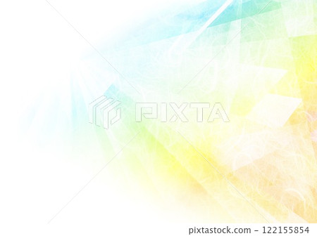 彩虹色幾何圖案日本紙 122155854