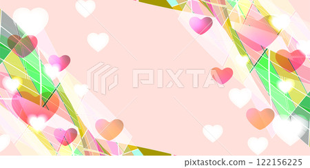 Valentine heart pink cute background Valentine heart pink cute background 122156225