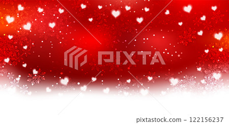 Valentine heart red cute background 122156237