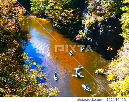 Jozankei Onsen steaming in late autumn Jozankei Onsen steaming in late autumn 122156423