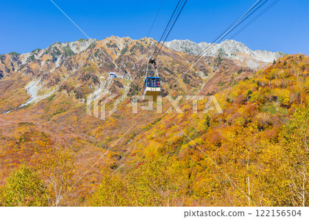 Tateyama Kurobe Alpine Route in Autumn Kurobedaira in Autumn 122156504