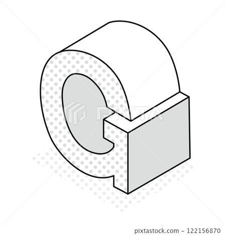 Isometric_3D simple alphabet G 122156870