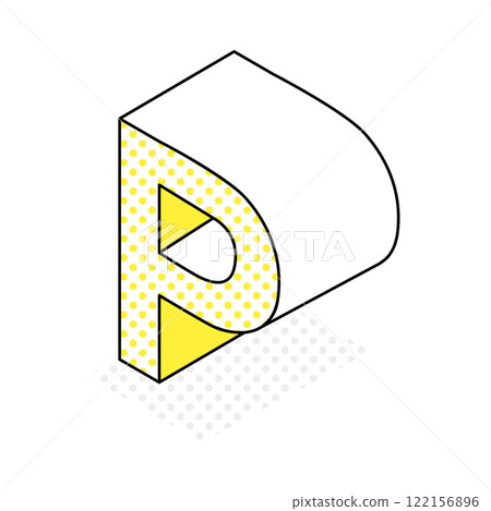 Isometric_3D 和簡單字母 P Isometric_3D 和簡單字母 P 122156896