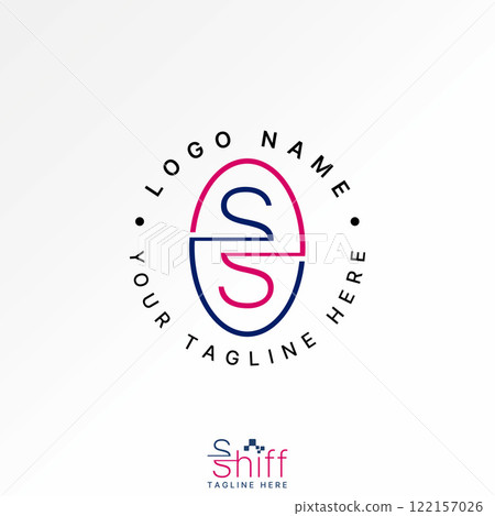 Logo design graphic concept creative premium vector stock image graphic letter S font cut flip ellipse shift double to typography style error branding Logo design graphic concept creative premium vector stock image graphic letter S font cut flip ellipse shift double to typography style error branding 122157026