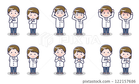 Pharmacist Male and Female 05 Pharmacist Male and Female 05 122157686