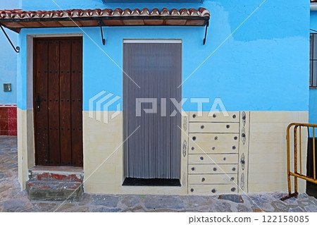 西班牙安達盧西亞朱斯卡爾藍色村莊 西班牙安達盧西亞朱斯卡爾藍色村莊 122158085