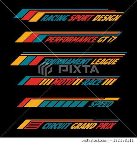 Race new colour decals on black 122158111