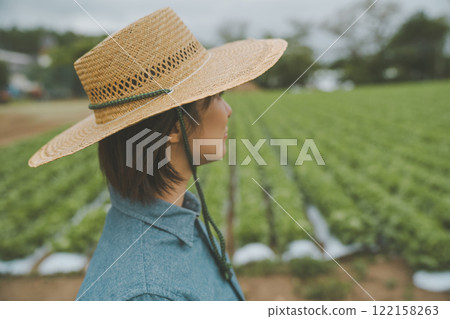 Vegetable farmer Vegetable farmer 122158263