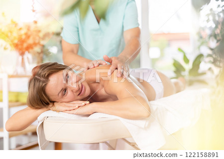 Femail having massage 122158891