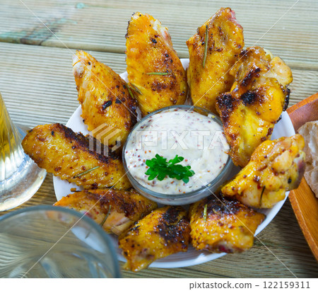 Beer snack - roasted chicken wings Beer snack - roasted chicken wings 122159311
