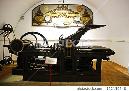 Medieval printing press, Cadiz, Spain Medieval printing press, Cadiz, Spain 122159348