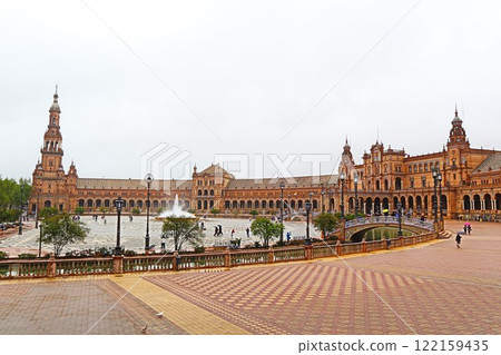 Plaza de España, Seville, Spain 122159435