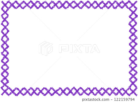 Hand-drawn crayon material background frame Hand-drawn crayon material background frame 122159794