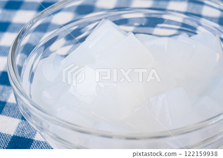 Close-up of nata de coco 122159938