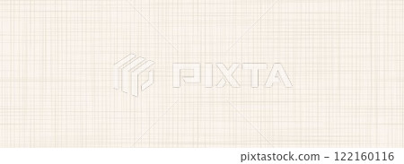 Beige linen seamless texture. Ecru canvas repeating background. Light cream sackcloth fabric material wallpaper. Homespun hessian textile. Rough woven burlap surface. Vector organic cotton backdrop 122160116