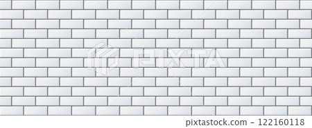 Seamless grey tile pattern. Rectangle ceramic tiled texture for bathroom wall, kitchen floor, pool. Repeating white mosaic grid background. Repeated grey brick backdrop. Vector wallpaper Seamless grey tile pattern. Rectangle ceramic tiled texture for bathroom wall, kitchen floor, pool. Repeating white mosaic grid background. Repeated grey brick backdrop. Vector wallpaper 122160118
