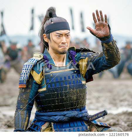 Samurai stopping the fight 122160576