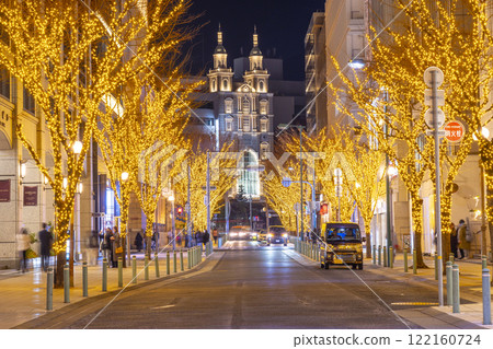 Gorgeous illuminations in the former Kobe settlement 122160724