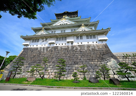 "Inui-yagura" and "Sengan-yagura" specially exhibited at "Osaka Castle" 122160814