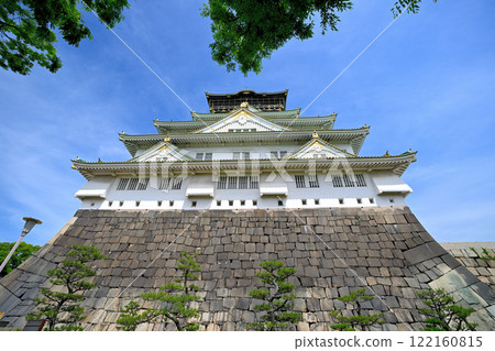 "Inui-yagura" and "Sengan-yagura" specially exhibited at "Osaka Castle" 122160815
