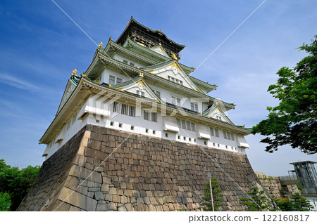 "Inui-yagura" and "Sengan-yagura" specially exhibited at "Osaka Castle" 122160817