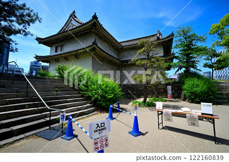 "Inui-yagura" and "Sengan-yagura" specially exhibited at "Osaka Castle" 122160839