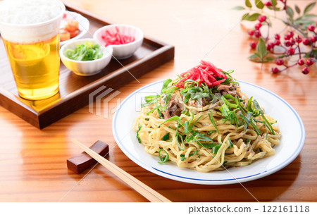 Salt-fried noodles with green onions and soy sauce (a great idea for a yakisoba that doesn't waste green onions) 122161118