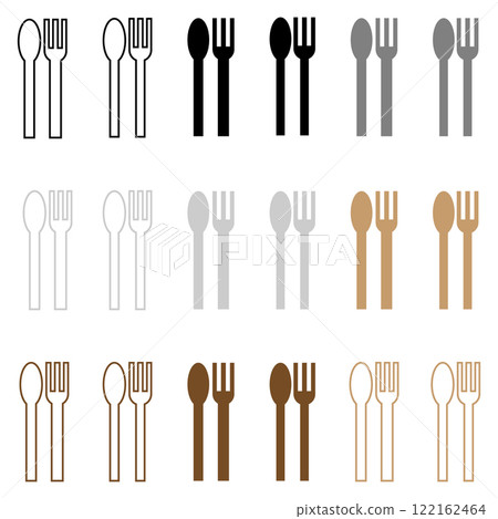 Fork and spoon Fork and spoon 122162464