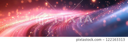 Overlapping Pastel Bokeh Lights Glowing Dynamically in a Captivating and Ethereal Display 122163313