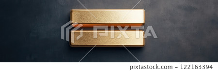 Elegant Gold Bars with Dark Backdrop Symbolizing High end Wealth and Finance Elegant Gold Bars with Dark Backdrop Symbolizing High end Wealth and Finance 122163394