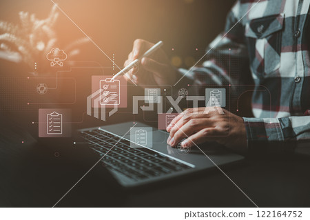 Optimizing task management: Leveraging technology for efficient checklist workflows. Simplifying processes through innovative digital solutions. Optimizing task management: Leveraging technology for efficient checklist workflows. Simplifying processes through innovative digital solutions. 122164752