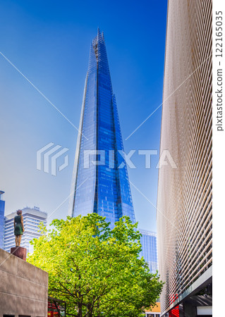 London, United Kingdom. Skyline view of the famous New London and Shard. London, United Kingdom. Skyline view of the famous New London and Shard. 122165035