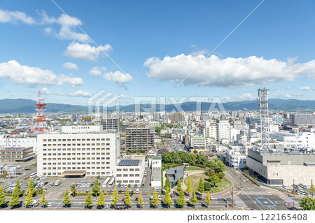 Saga City, Saga Prefecture Saga Cityscape seen from the Saga Prefectural Government Observatory (north) 122165408