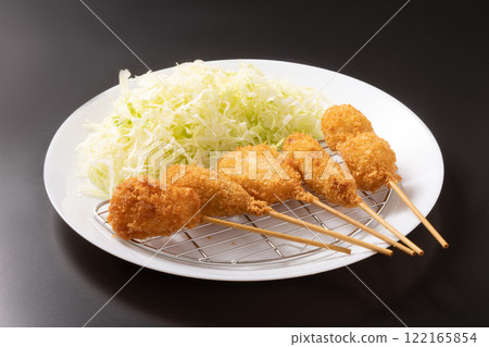 什錦炸串(釀茄子、蓮藕、馬鈴薯、鵪鶉蛋、豬腿肉) 什錦炸串(釀茄子、蓮藕、馬鈴薯、鵪鶉蛋、豬腿肉) 122165854