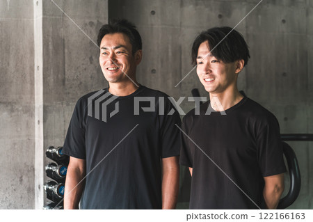 健身房的運動教練/教練 122166163