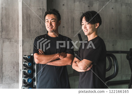 健身房的運動教練/教練 健身房的運動教練/教練 122166165