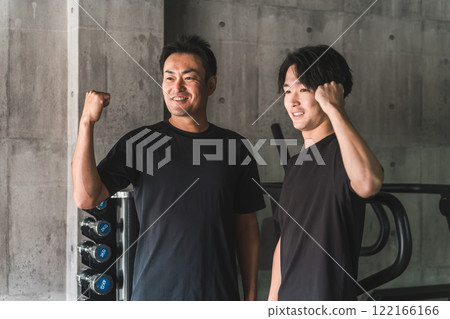 健身房的運動教練/教練 健身房的運動教練/教練 122166166