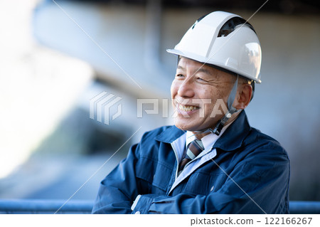 Smiling veteran director Smiling veteran director 122166267